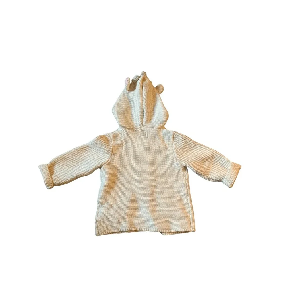 Baby‎ Gap Unicorn Knit Cardigan Sweater Ivory Frost 18-24 Months Girls